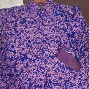 Big MAN Button Down Dress Shirt.